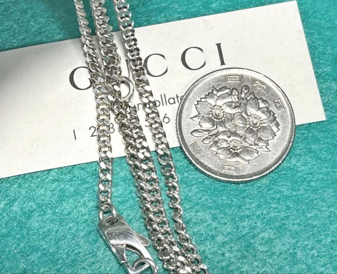 美品　GUCCI 2.5ミリ 喜平チェーンネックレス