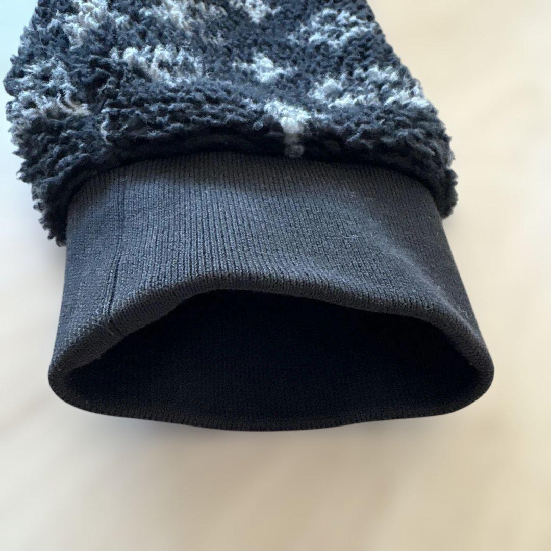 N*o様 【L】Louis Vuitton モノグラムフリースジャケット ブラッ