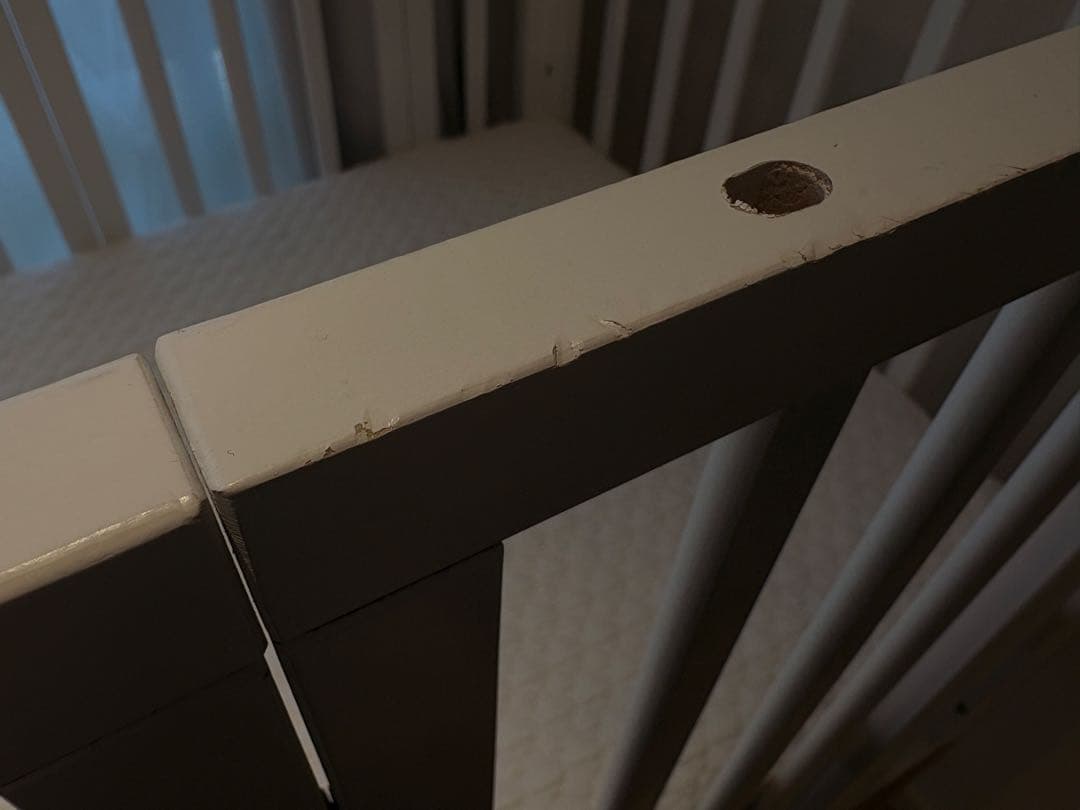 大和屋 pattan II ベビーベッド ホワイト