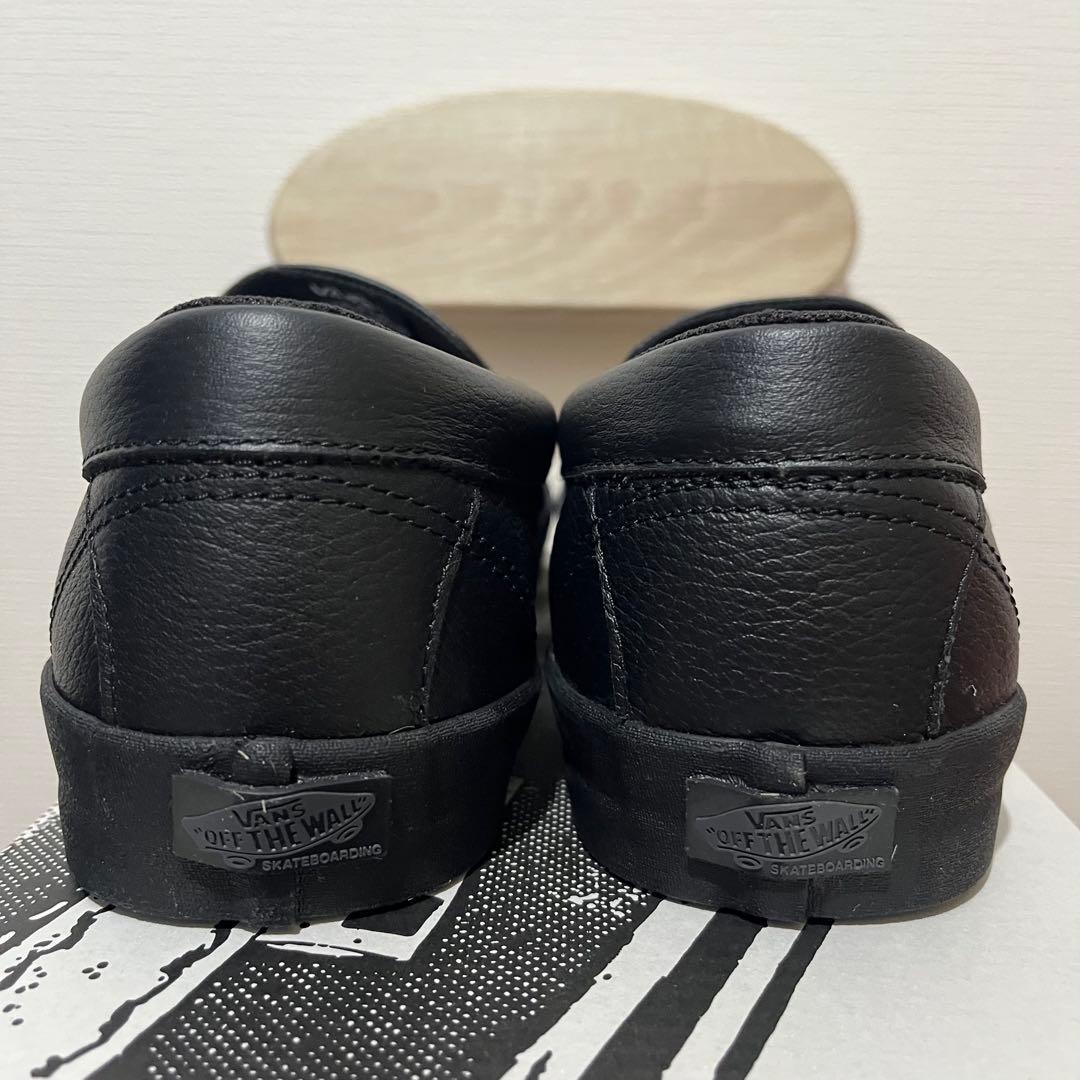 Vans スケートローファー　レザー　30cm ブラック　プロモデル　完売