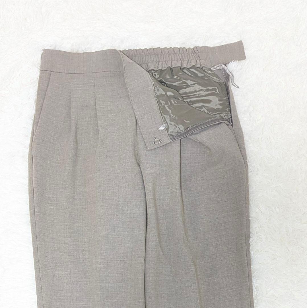 美品✨グリーンレーベルリラクシング　洗えるパンツスーツ　セットアップ　グレージュ