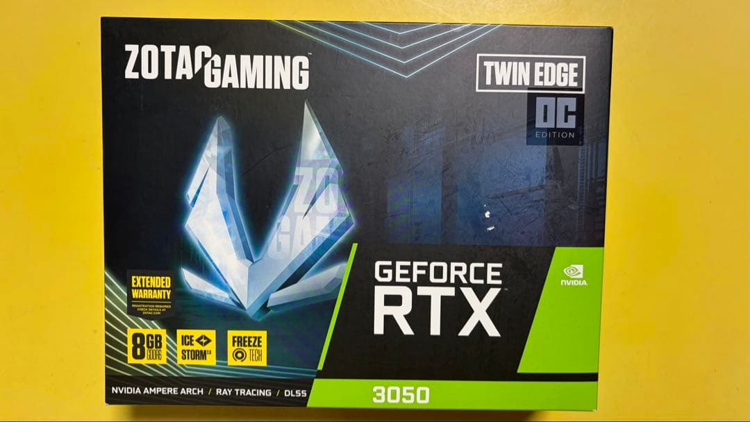 グラフィックボード・グラボ・ビデオカード ZOTAC GeForce RTX 3050 8GB Twin Edge OC