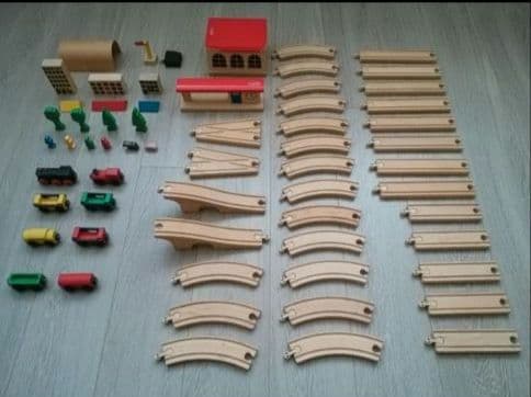 専用♡MICKI ミッキィ 汽車 レール 線路 木製 大容量 格安