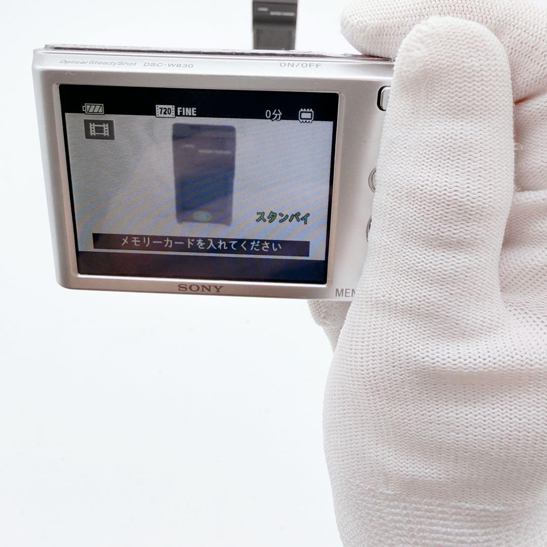 動作確認済み SONY Cyber-shot DSC-W830 シルバー
