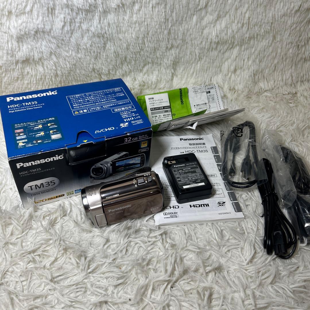 【極美品】Panasonic HDC-TM35 ビデオカメラ パナソニック