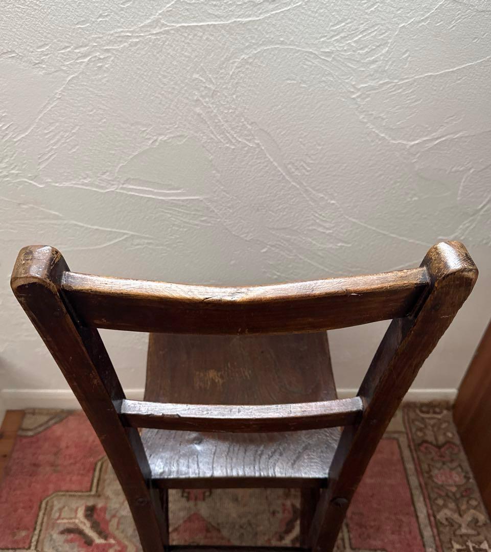 【お値下げ】イギリスアンティーク　チャイルドチェア　アンティークチェア