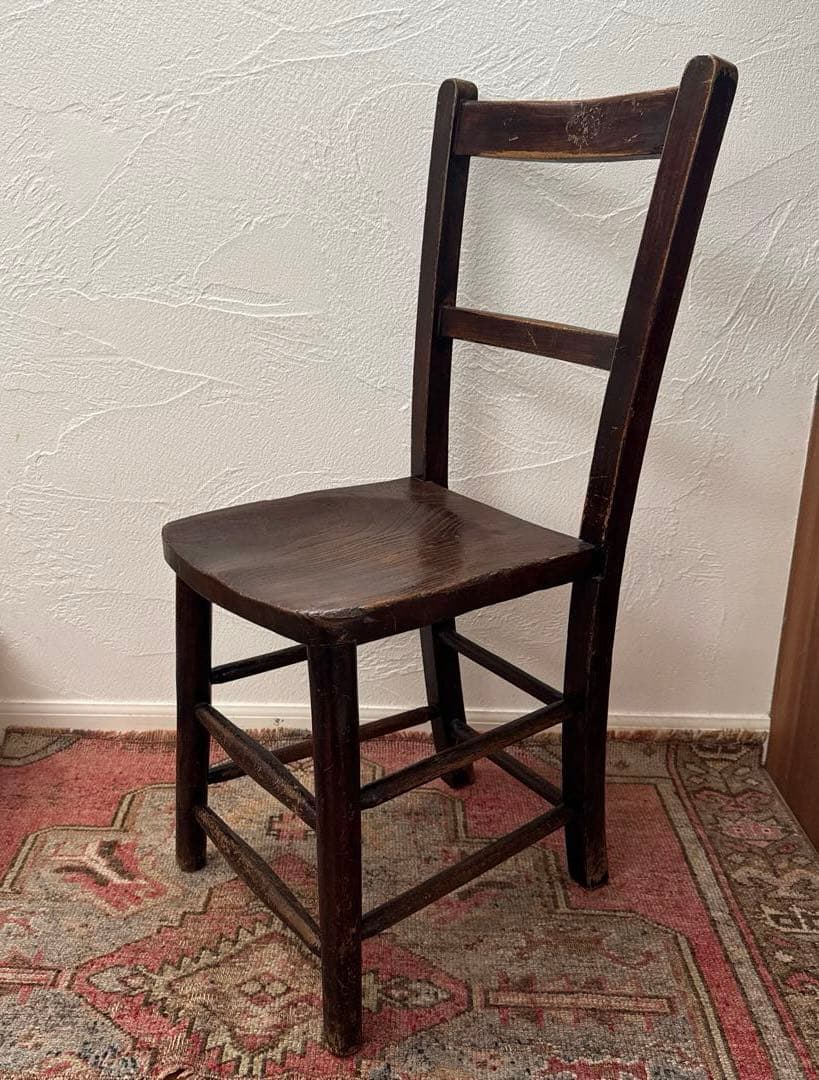 【お値下げ】イギリスアンティーク　チャイルドチェア　アンティークチェア