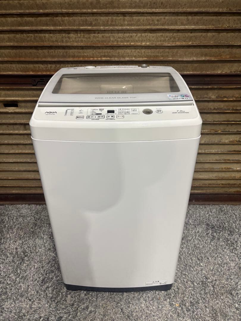 アクア 洗濯機 7.0kg AQW-GV70J 2020年製