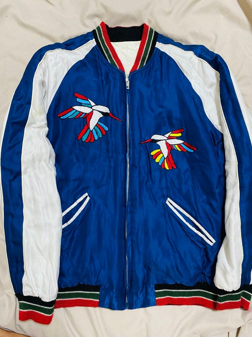 テーラー東洋 tr pen スカジャン 限定鳥 ２面用 unisex レーヨン