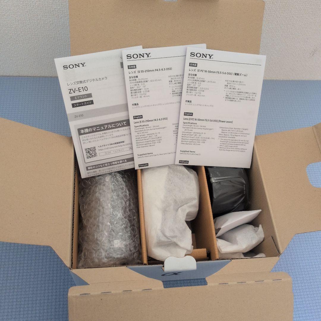 Sony VLOGCAM ZV-E10 ダブルズームレンズキット