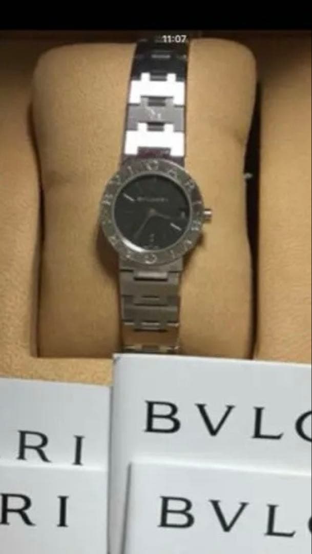 ゆうひめちゃん　ブルガリ レディース腕時計 (保証書有り)