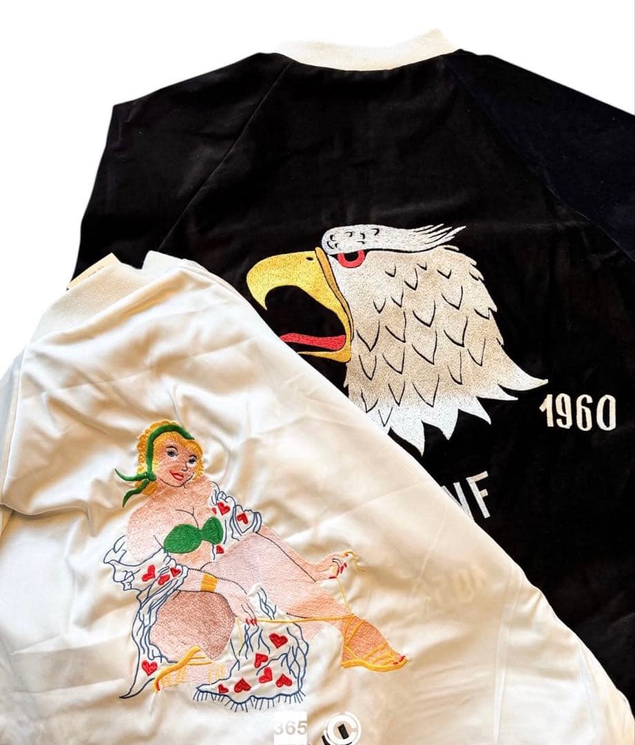 ジャケット・アウター Cloveru Velor Souvenir Reversible JKT