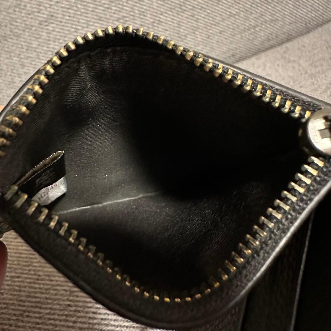 ☆美品☆ coach マネークリップ　財布　ダークグリーン