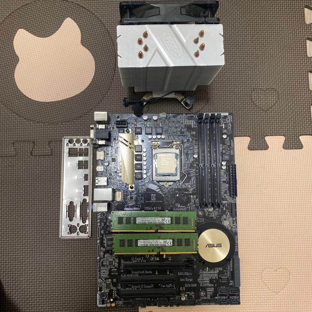 CPU intel i7 6700k ASUS H170-PRO 16GB FAN