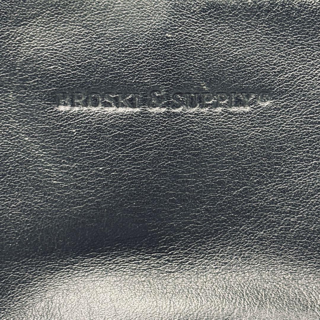 美品　BROSKI & SUPPLY ブリーフケース レザー 牛革　A4収納可