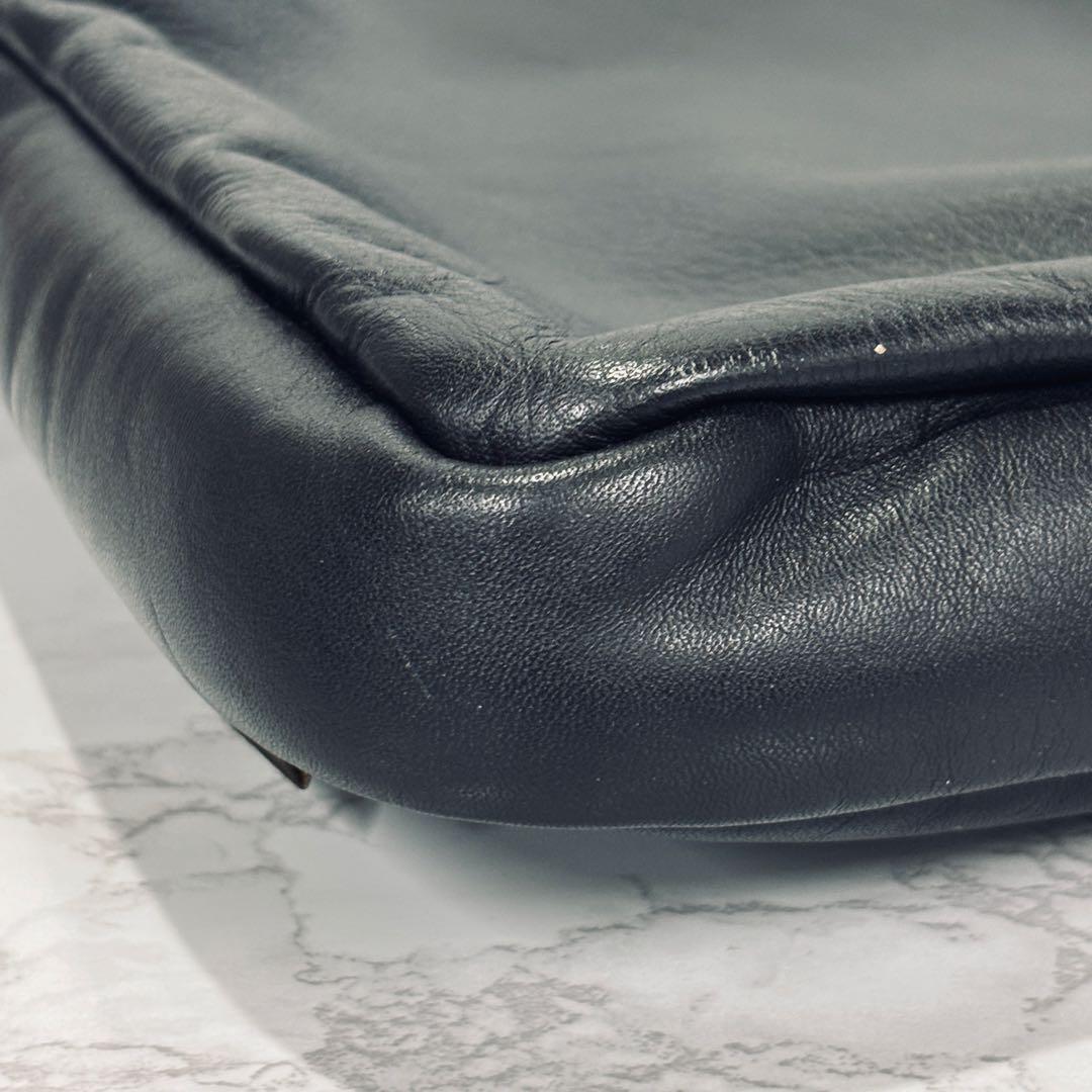 美品　BROSKI & SUPPLY ブリーフケース レザー 牛革　A4収納可