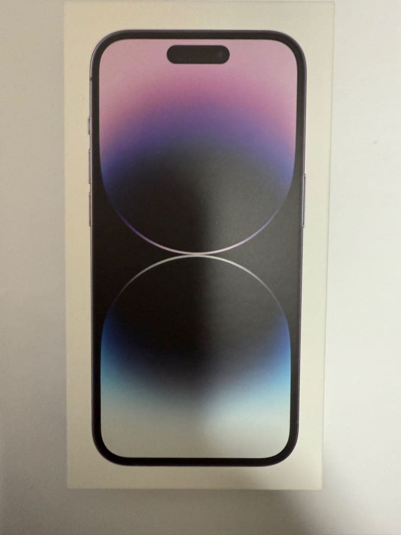 【美品】AppleiPhone14ProディープパープルSIMフリー