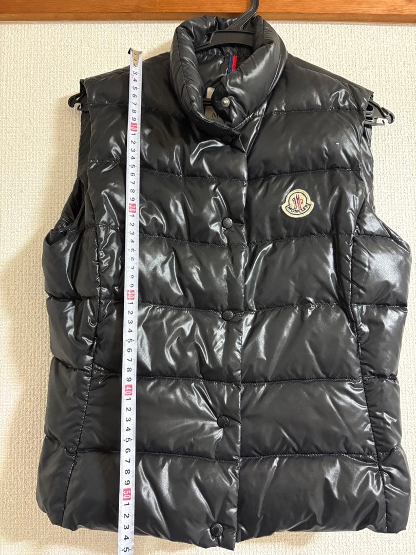 MONCLER ブラック ダウンベスト サイズ1