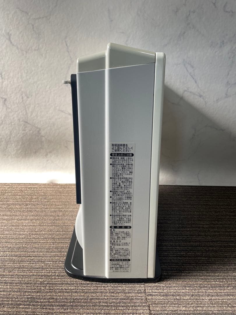 888 リンナイ 都市ガス用 ガスファンヒーター ガスコード付き 暖房器具