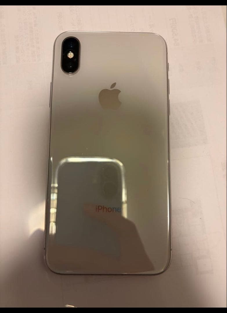 iPhone X シルバー 本体　256GB simフリー