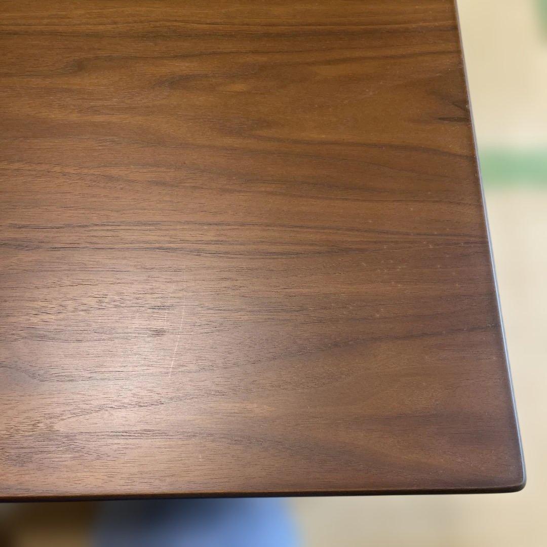 座卓 軽量 折り畳み 天板高さ調節 ウォールナット 幅120cm 日本製