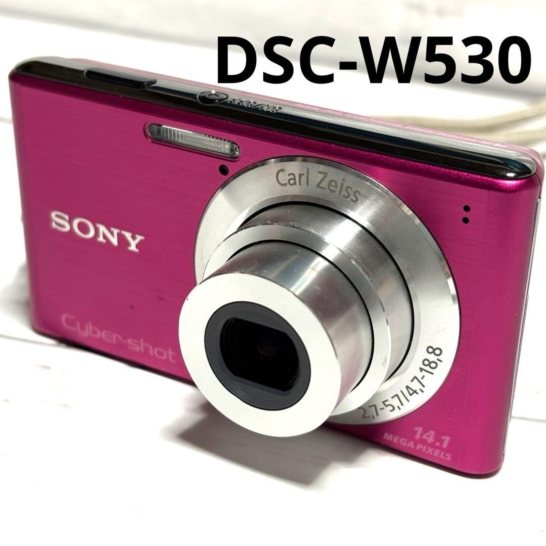 ソニー SONY Cyber-Shot DSC-W530 デジカメ ピンク
