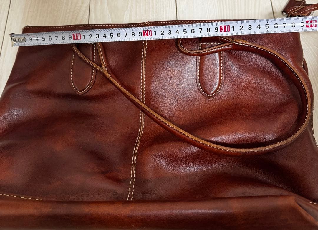 美品　Samsonite DEUX MONCX ブラウン トートバッグ