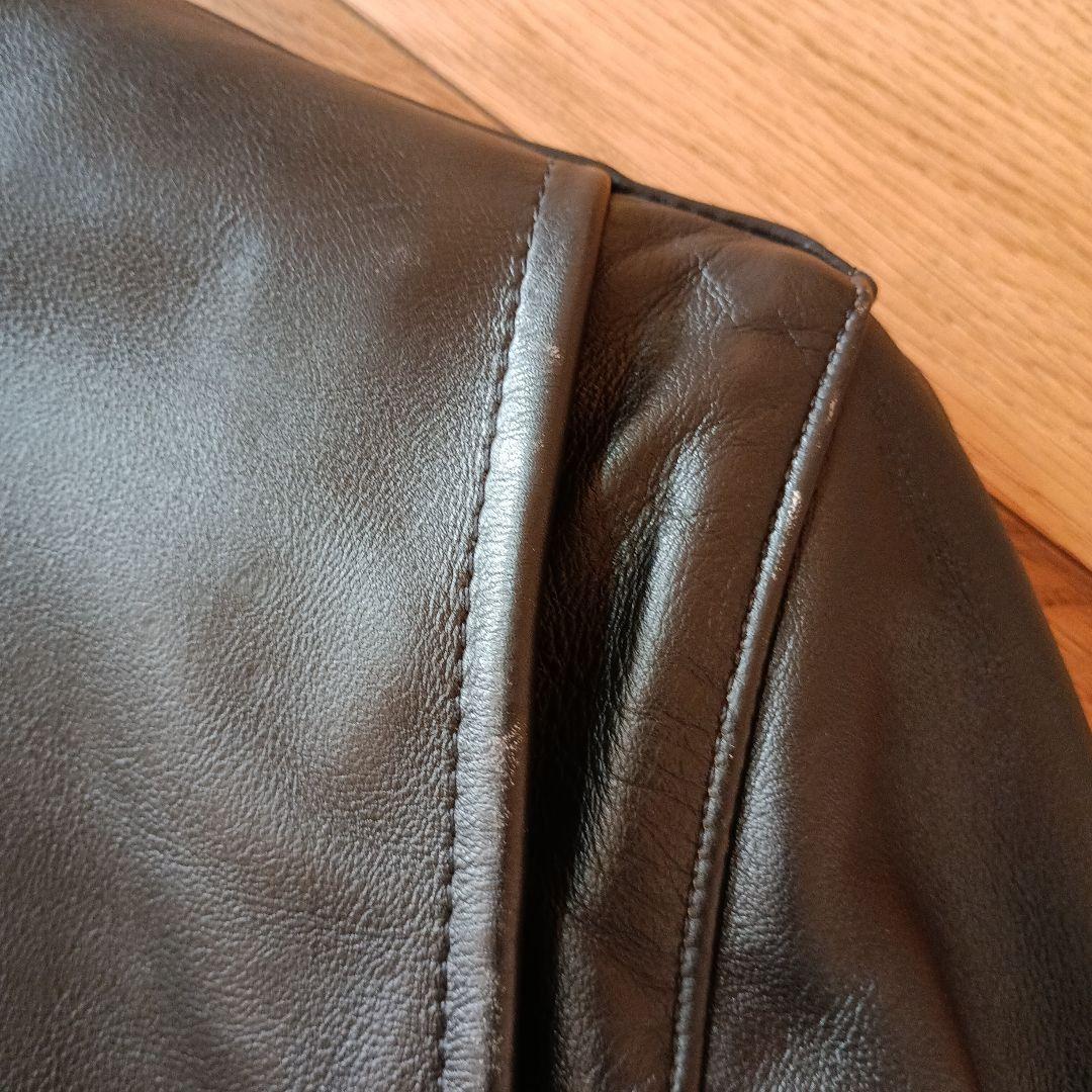 チャリ　vanson 黒 レザージャケット 36 usa製