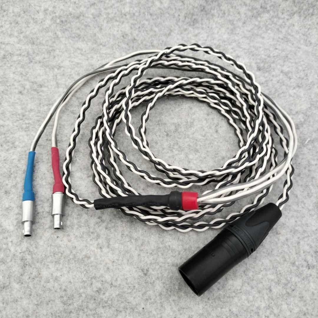 ゼンハイザーHD800S用 自作ヘッドホンケーブル 4PinXLRコネクタ