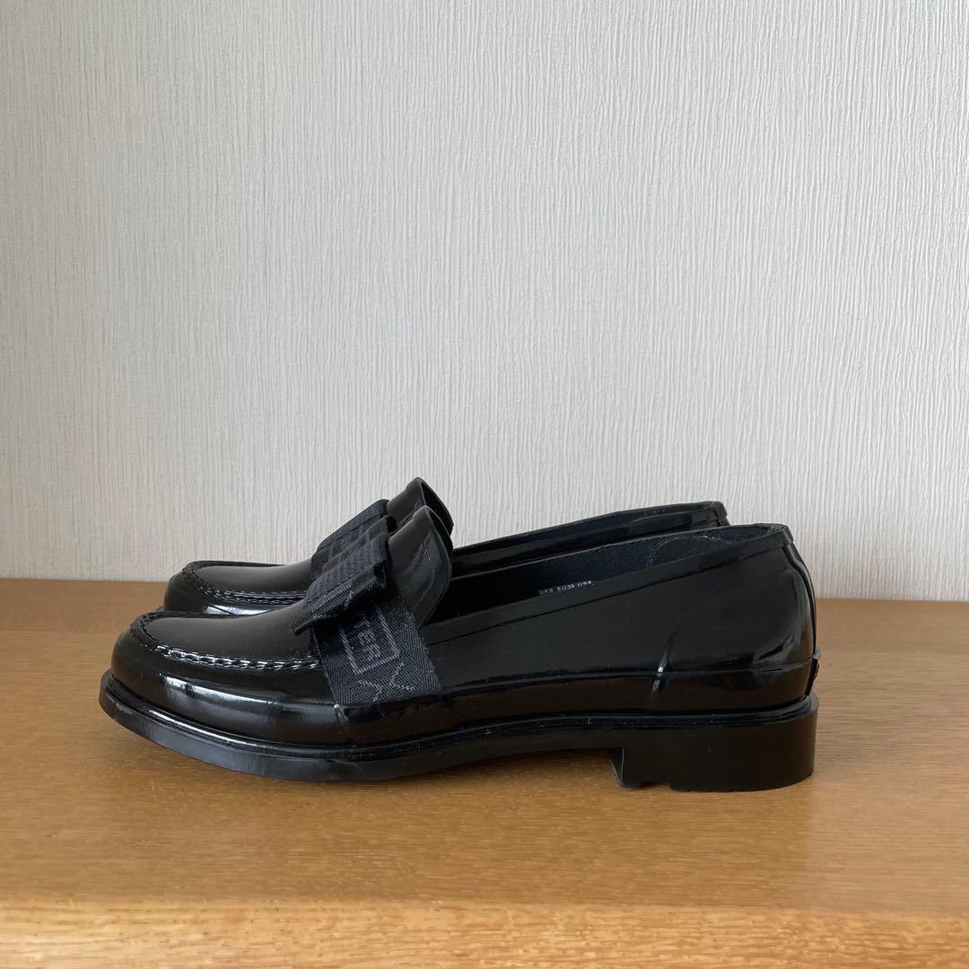 未使用　HUNTER ブラックハンター リファインドボウグロスペニーローファー