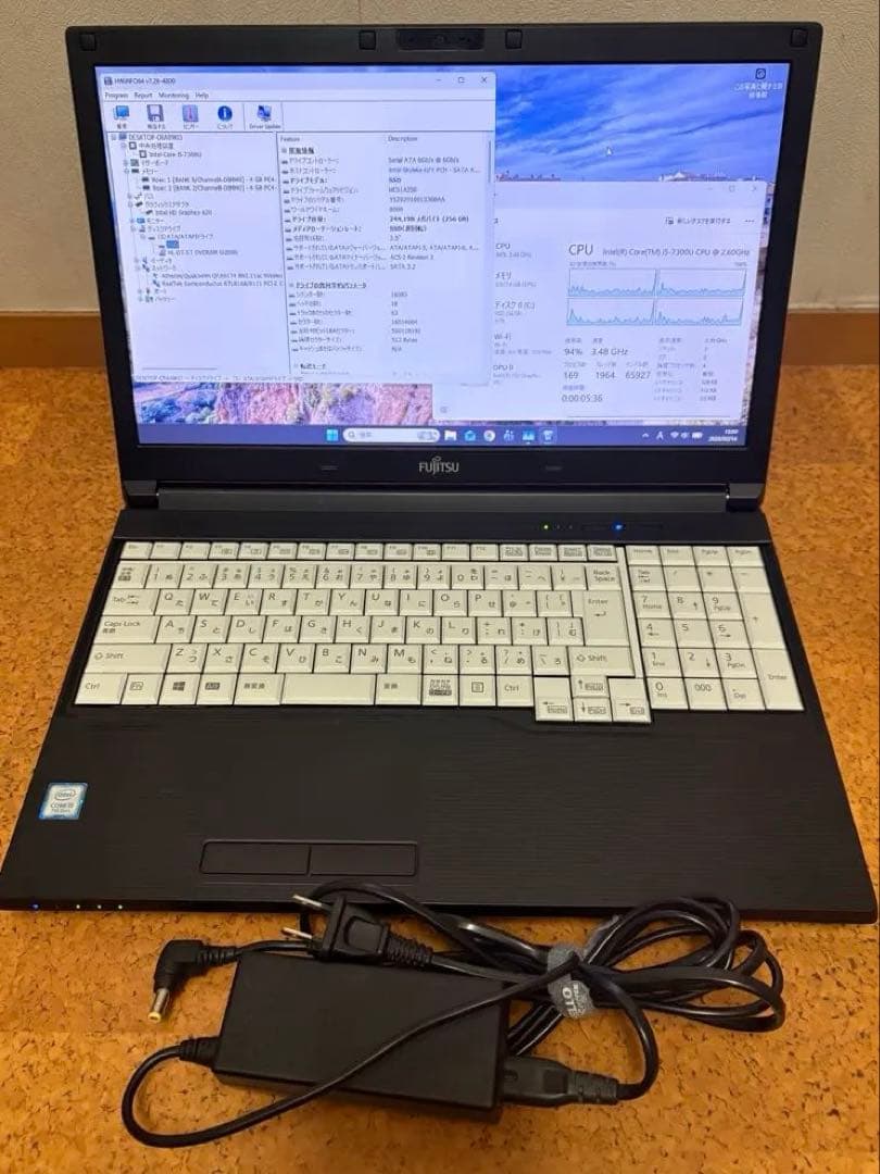 ジャンク 動作品 富士通 ノートPC A577/RX 24時間以内発送