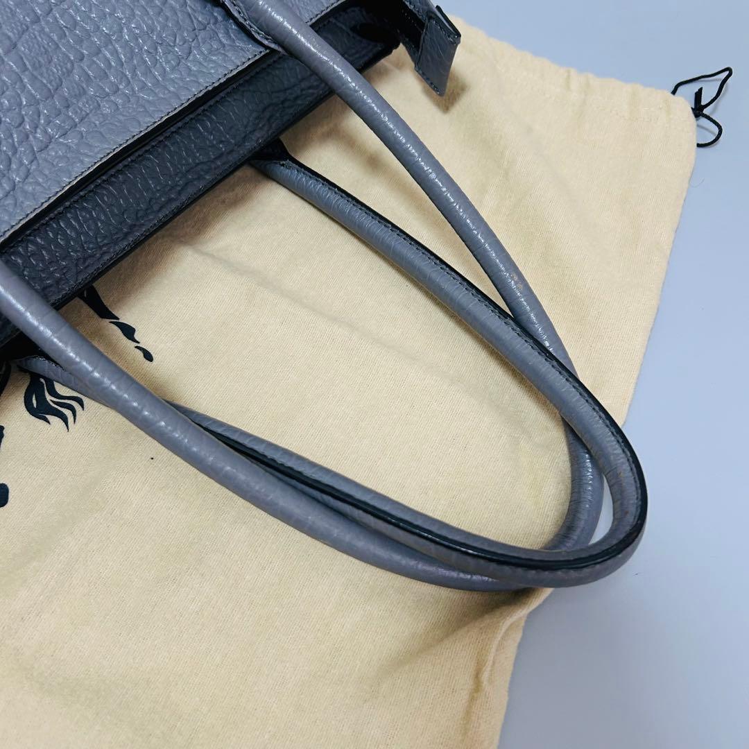 BURBERRY バーバリー トートバッグ エンボス チェック グレイン