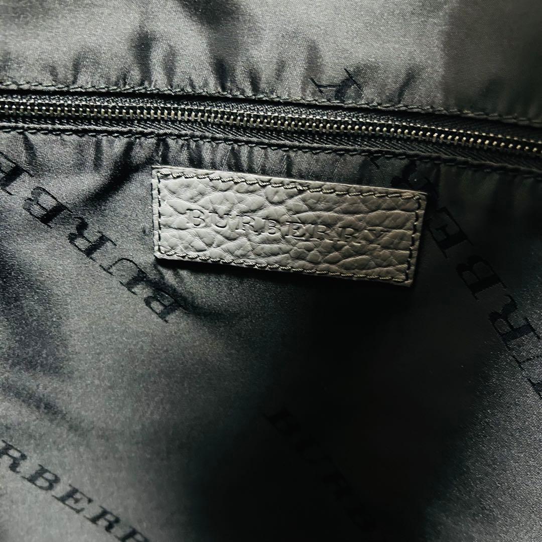 BURBERRY バーバリー トートバッグ エンボス チェック グレイン