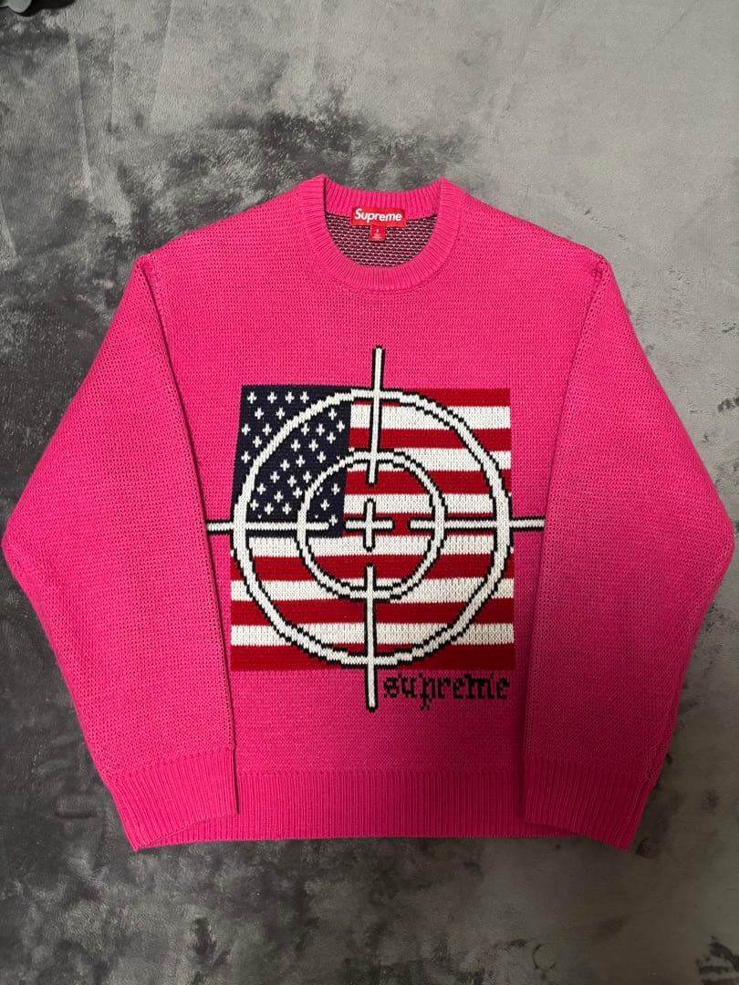 Supreme ターゲットセーター ピンク　S