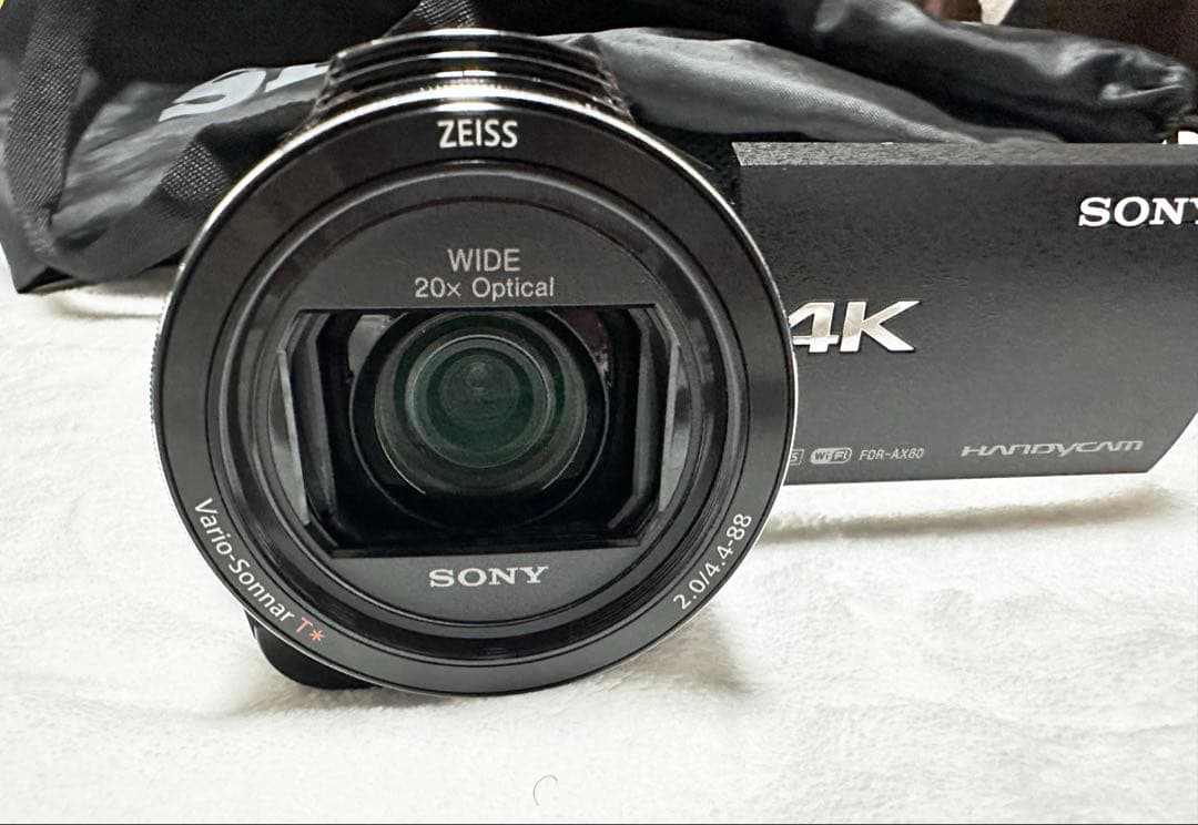 美品 SONY 4K FDR-AX60 RMT-VP1 SLIK GX8400