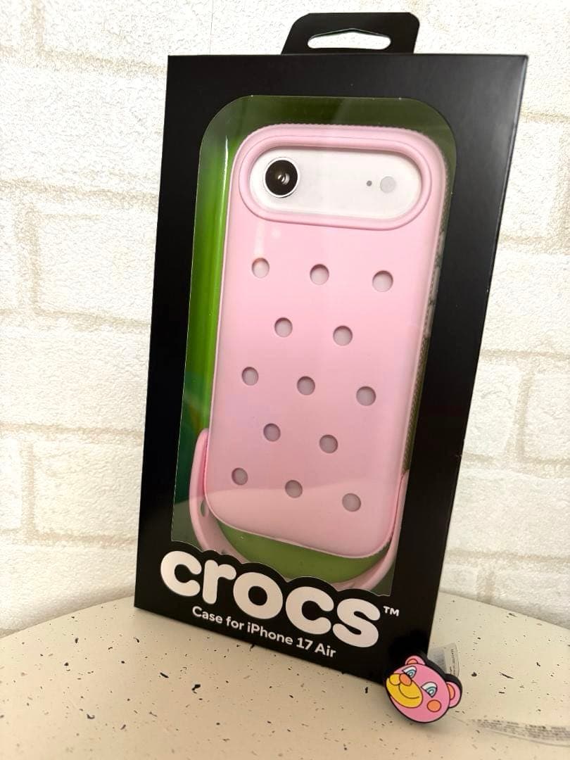 【正規品・日本未発売】crocs iPhone17 Air用ケース　ピンク