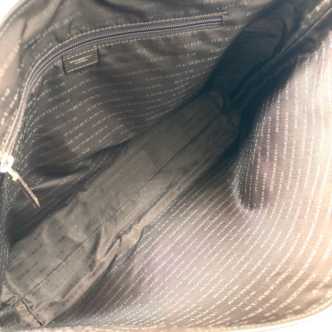 【極美品】バーバリー ショルダーバッグ メッセンジャー ノバチェック ホースロゴ