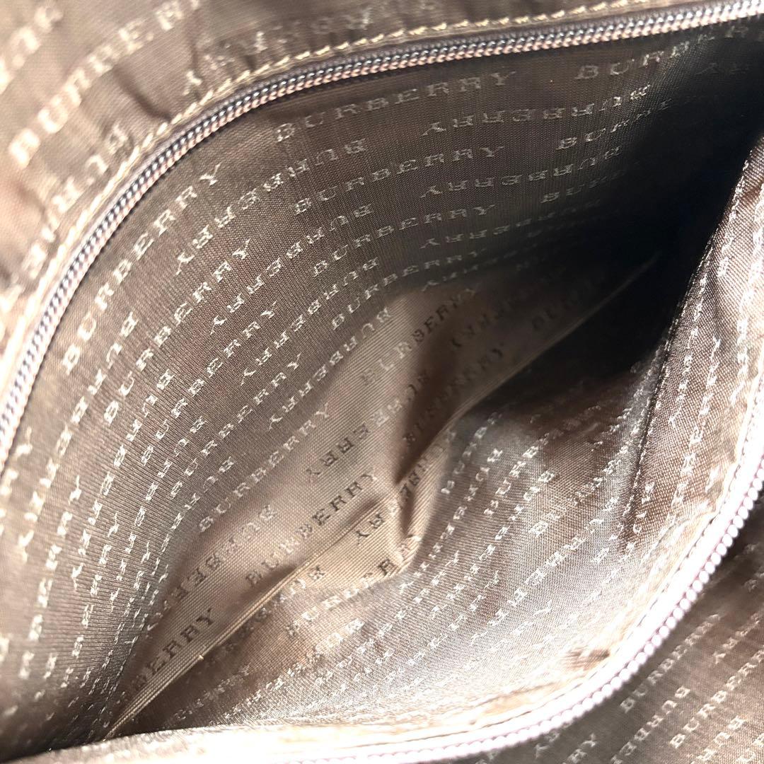 【極美品】バーバリー ショルダーバッグ メッセンジャー ノバチェック ホースロゴ