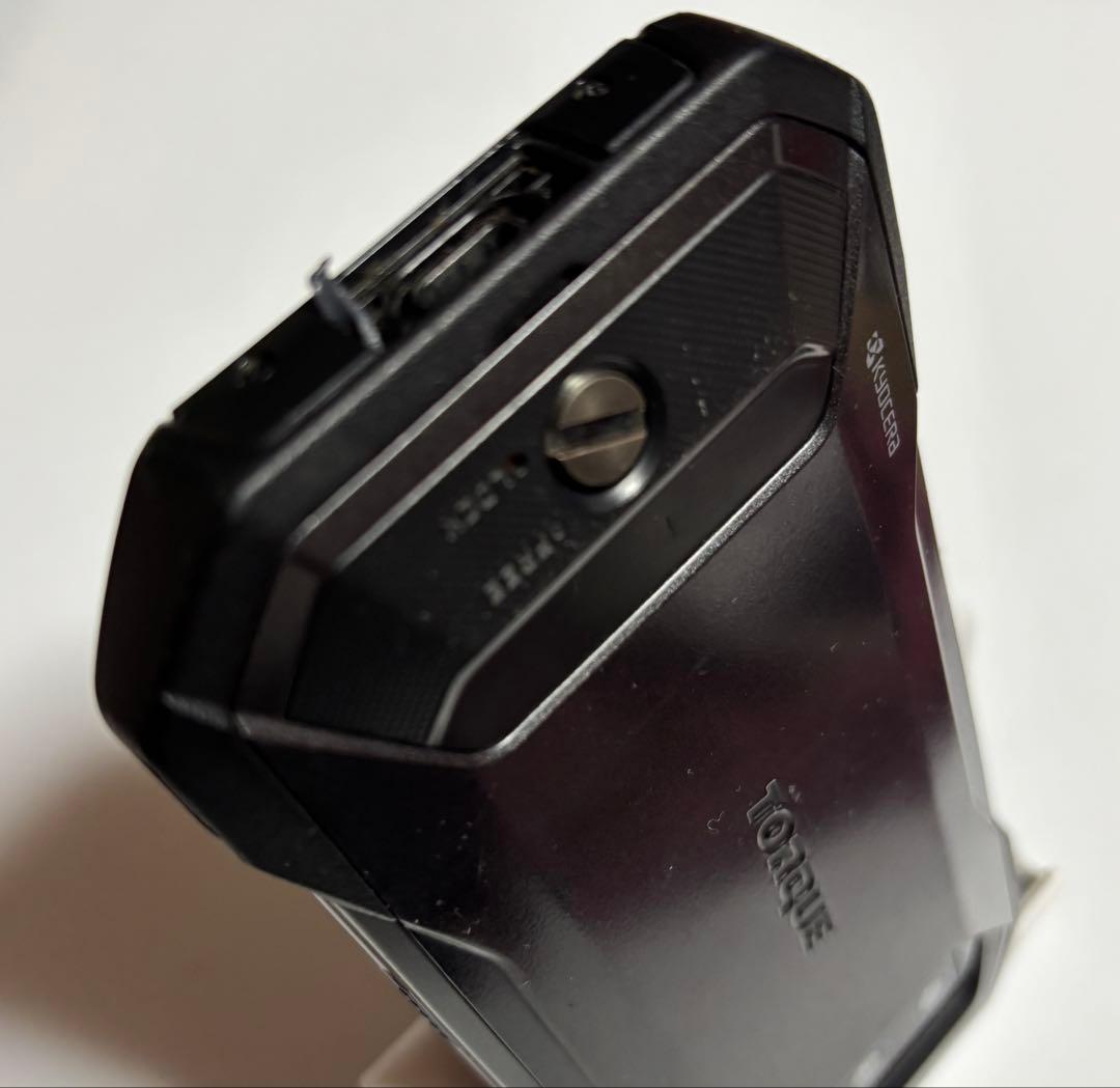 難有 128G KYG01 TORQUE 5G ブラック au SIMフリー