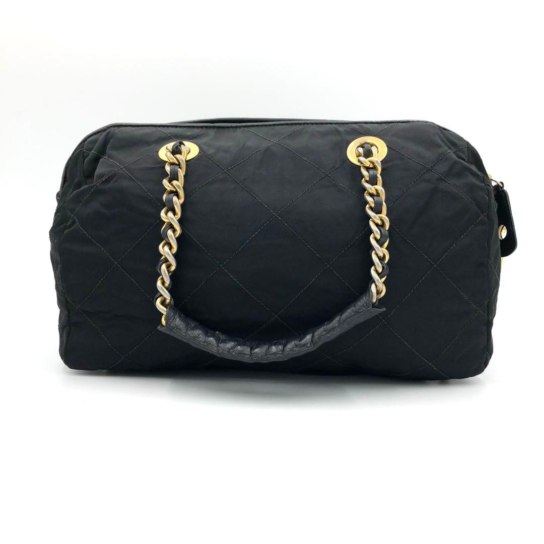 【美品✨】プラダ ハンドバッグ チェーン ボストンバッグ キルティング 肩掛け