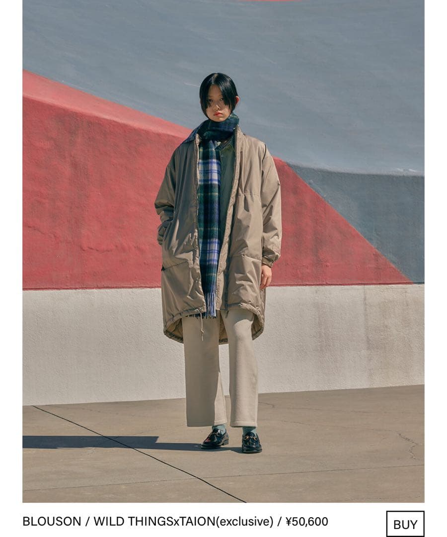 WILDTHINGS × TAION × relume別注 モンスターパーカー