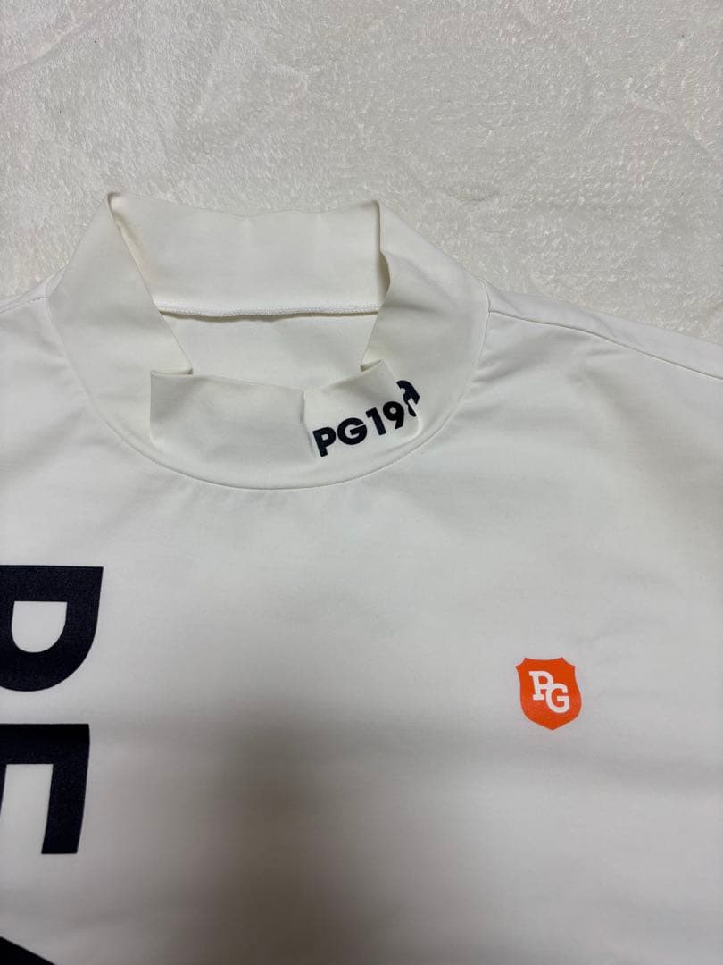 マッシュ　パーリーゲイツ　モックネック　白、ネイビー2枚セット