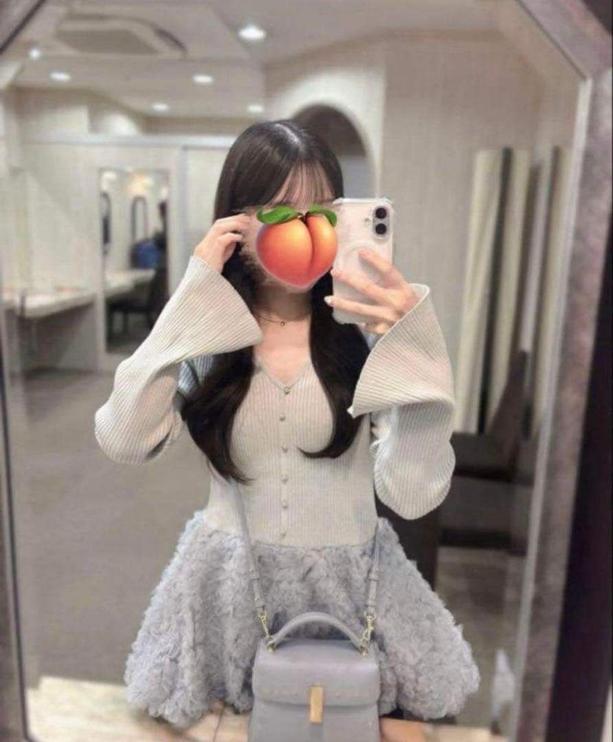 リランドチュール チュールバルーンペプラムニット