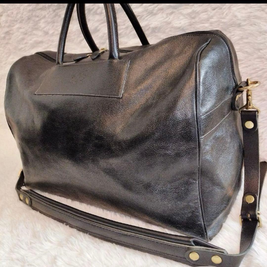 イルビゾンテ レザー ボストンバッグ 2WAY 大容量 斜め掛け A4