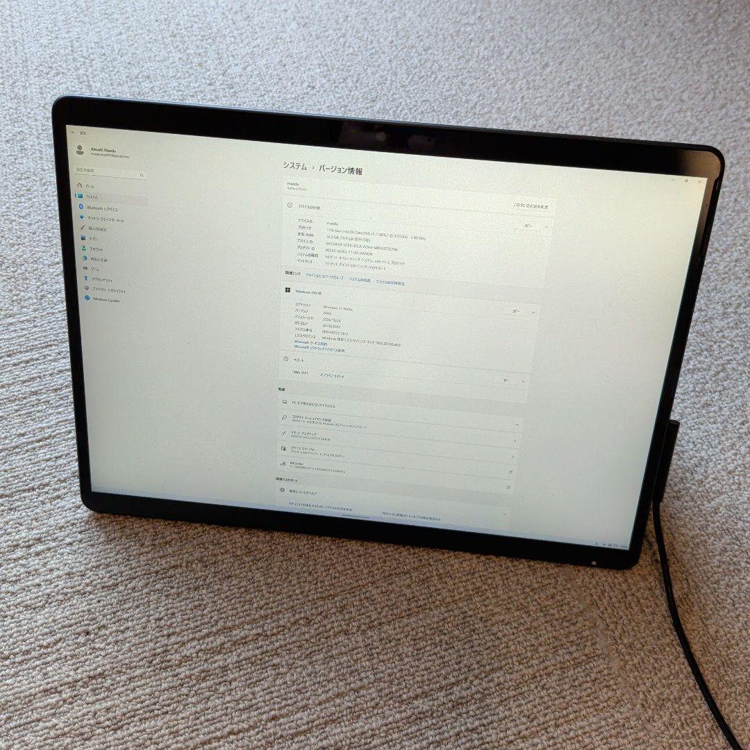 Microsoft Surface Pro 8 Core i7 16g ペン付