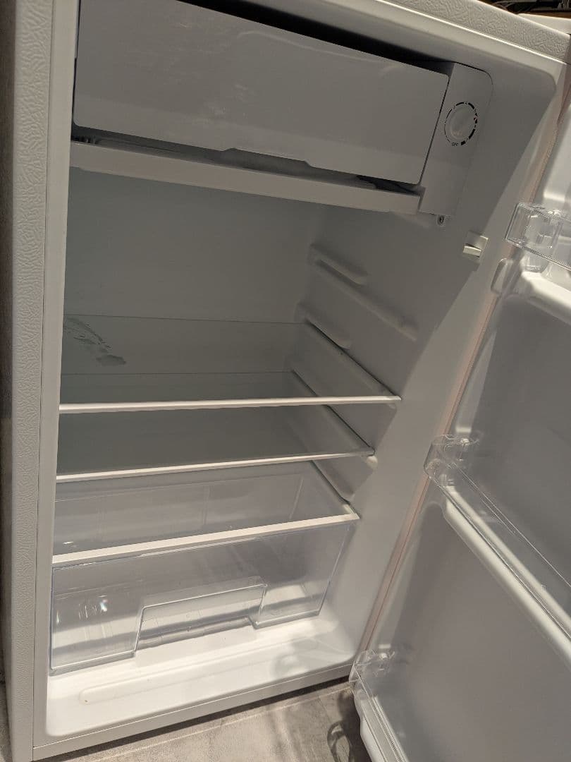 [山善] 冷蔵庫 92L 右開き YFR-90(W) ホワイト 1ドア