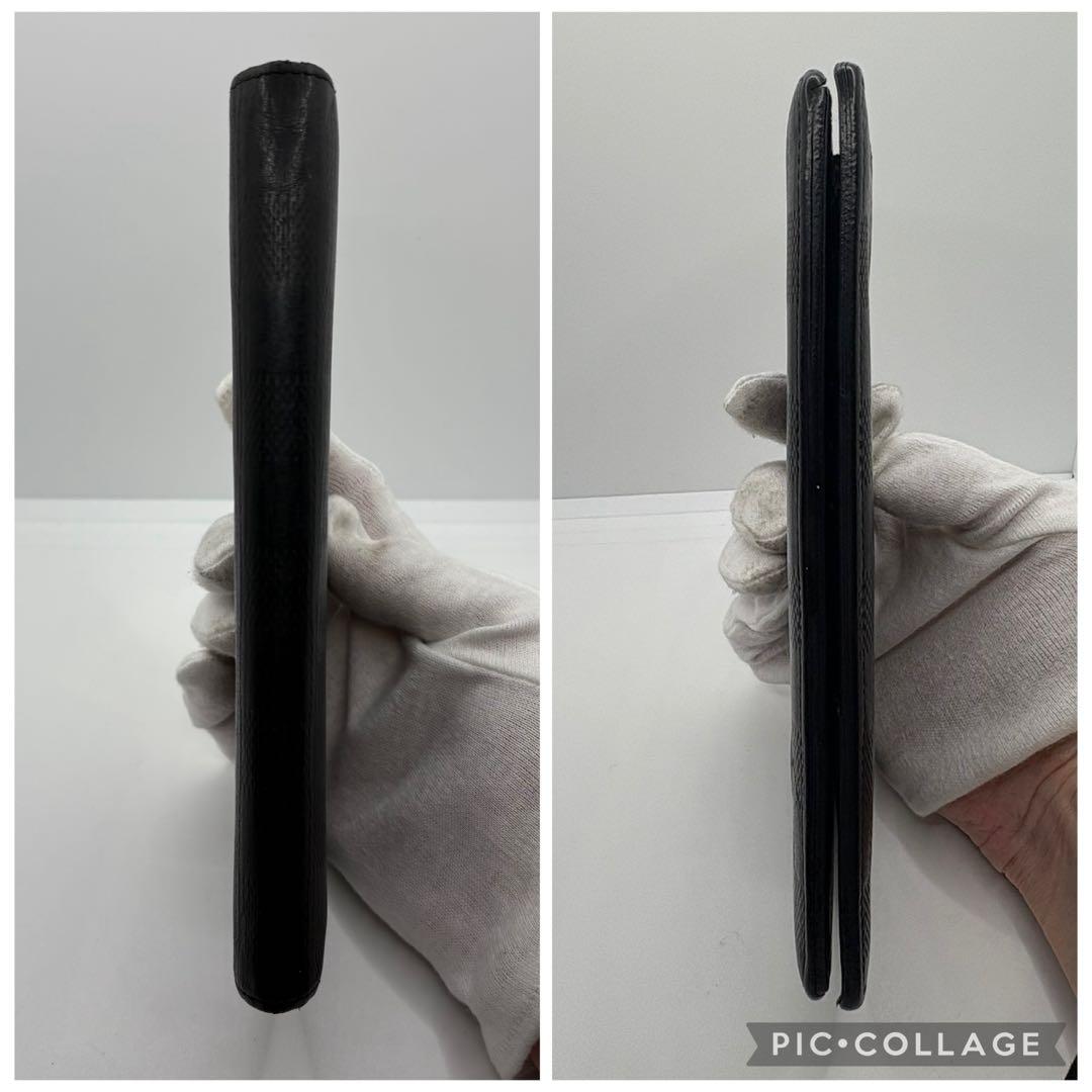 ルイヴィトン✨ダミエ アンフィニ ポルトフォイユ プラザ 長財布 黒ブラック