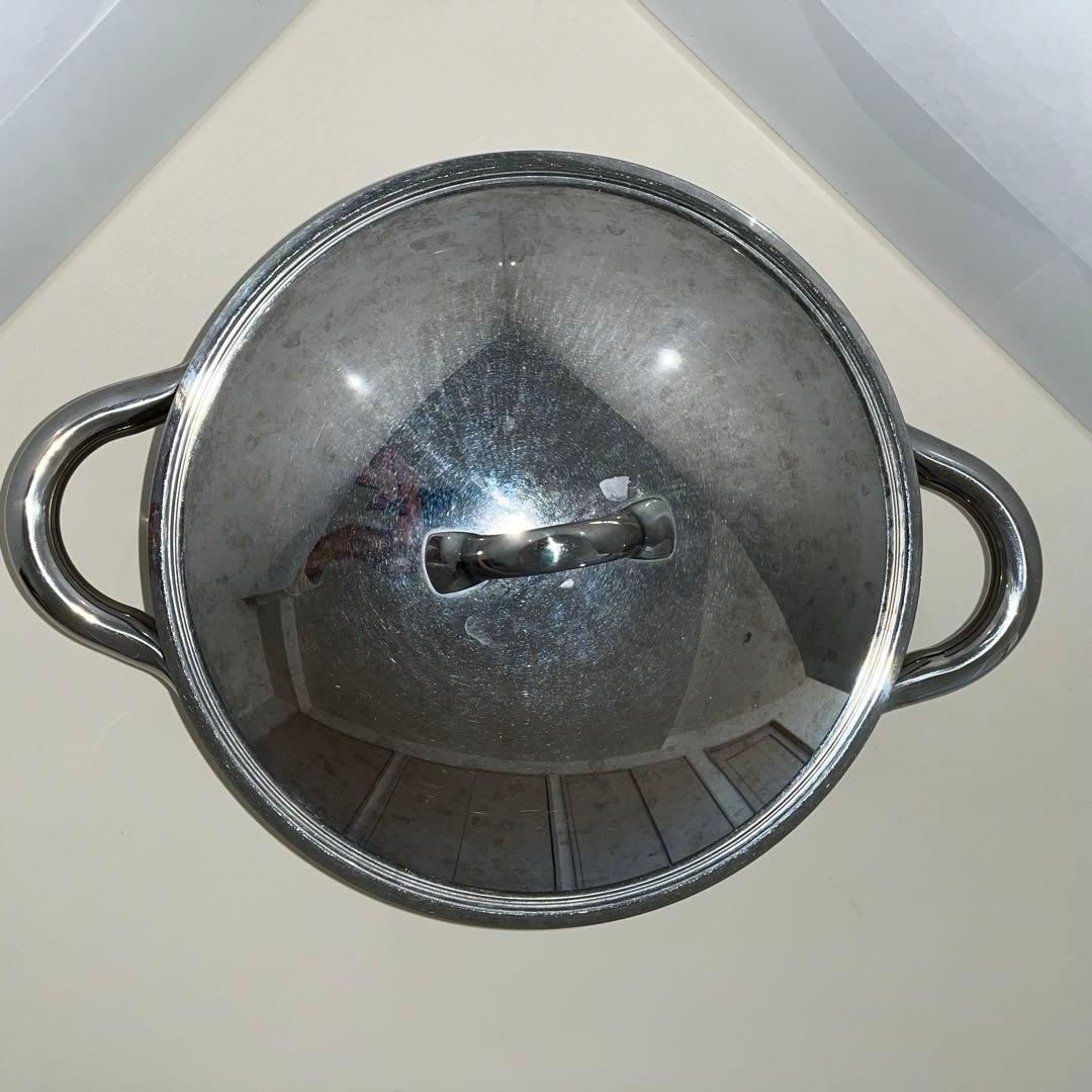 ALESSI　アレッシィ　mami　浅型　両手鍋　24cm 蓋付き