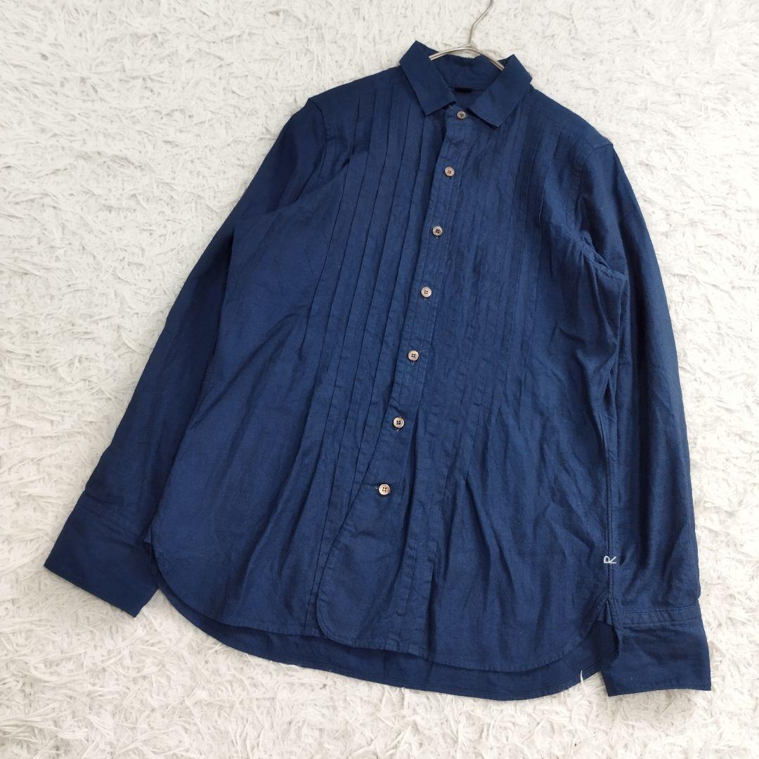 17272✨45R 現行 オックスフォードの908タックシャツ インディゴ