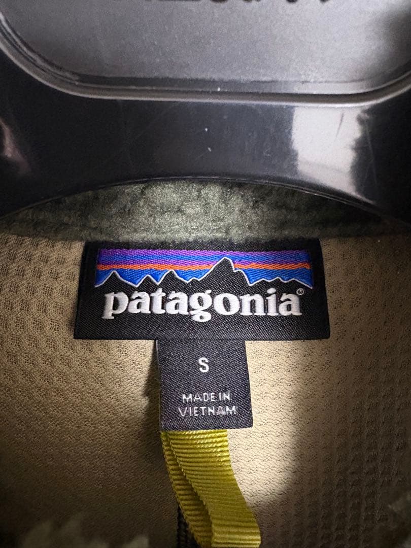 patagonia フリースベスト Sサイズ オリーブグリーン